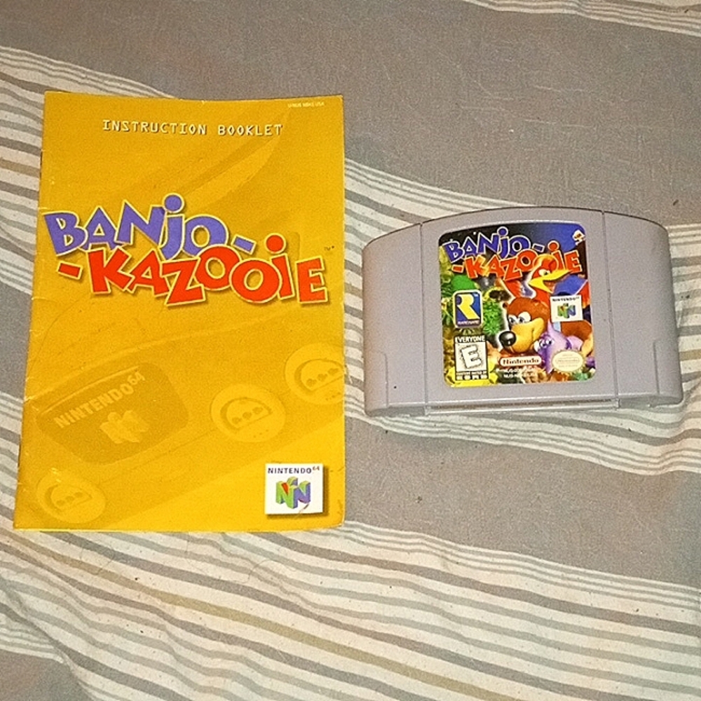 1998 Banjo-Kazooie Game And Instruction Booklet (Nintendo 64)